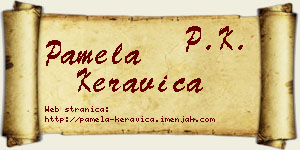 Pamela Keravica vizit kartica